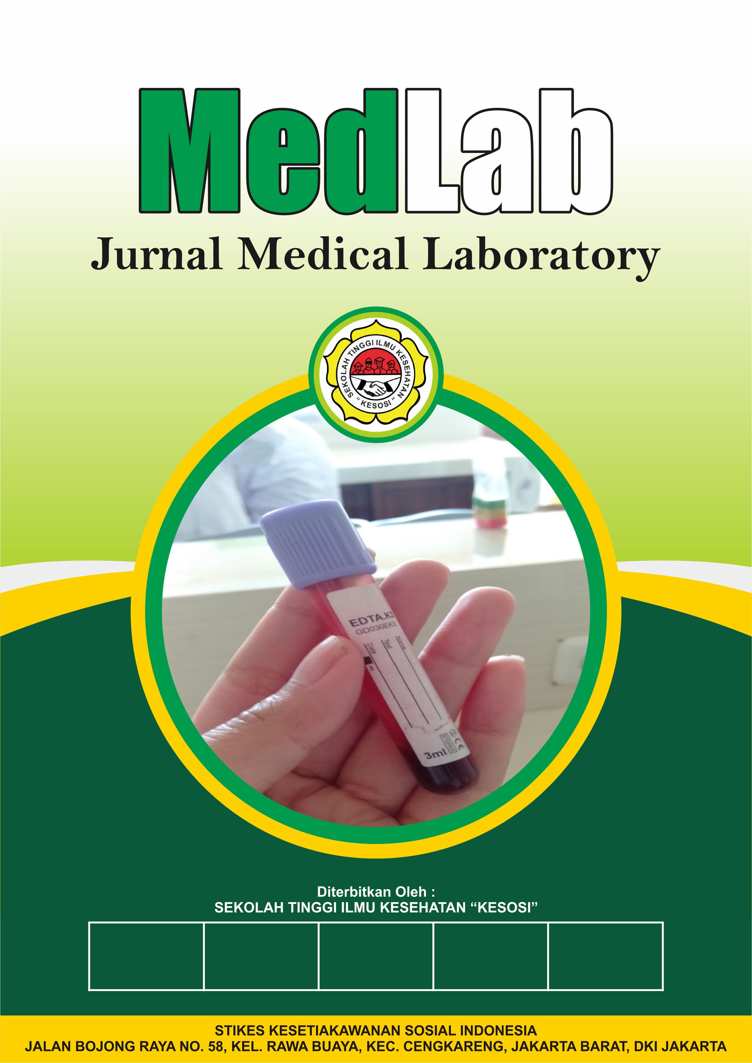 					View Vol. 1 No. 2 (2022): Juli : Jurnal Medical Laboratory
				